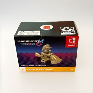 McDonald’s Mario Kart 8 Gold Mario Kart Toy Happy Meal Nintendo Collectible